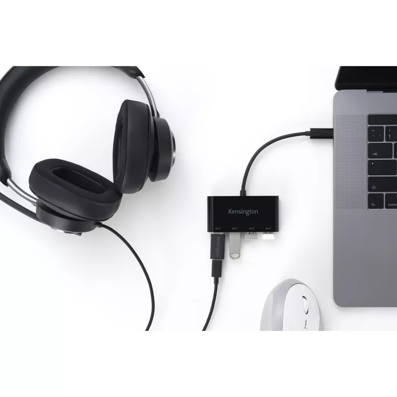 Kensington CH1200 Hub USB-C 10Gbps de 4 puertos