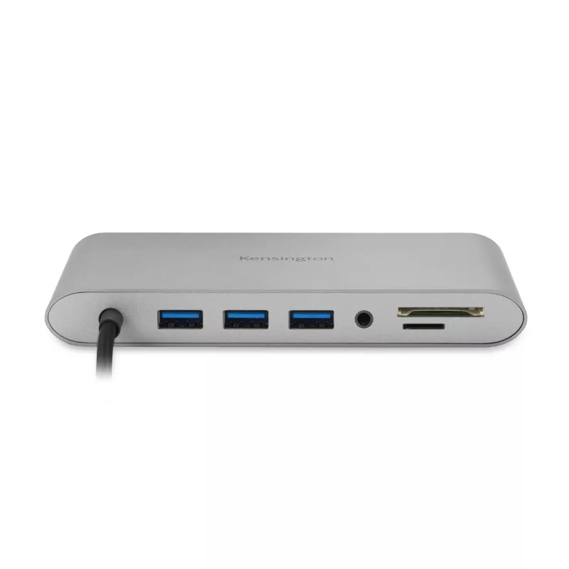 Kensington UH1440P Dock móvil USB-C 5Gbps de doble vídeo sin controladores – 85W de alimentación pasante – DP/HDMI/VGA