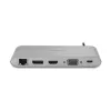 Kensington UH1440P Dock móvil USB-C 5Gbps de doble vídeo sin controladores – 85W de alimentación pasante – DP/HDMI/VGA