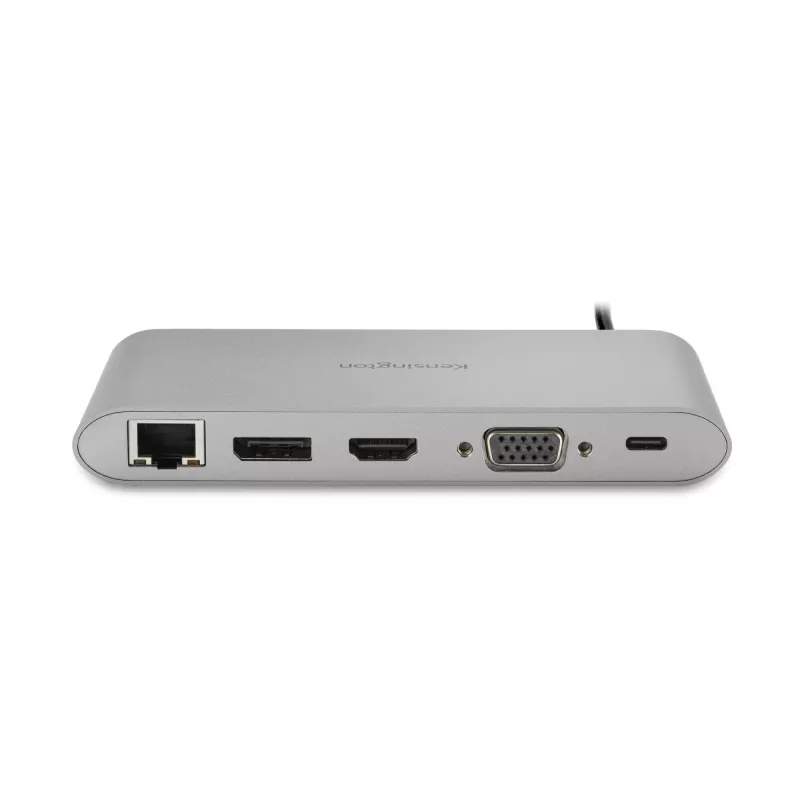 Kensington UH1440P Dock móvil USB-C 5Gbps de doble vídeo sin controladores – 85W de alimentación pasante – DP/HDMI/VGA