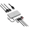 Kensington UH1440P Dock móvil USB-C 5Gbps de doble vídeo sin controladores – 85W de alimentación pasante – DP/HDMI/VGA