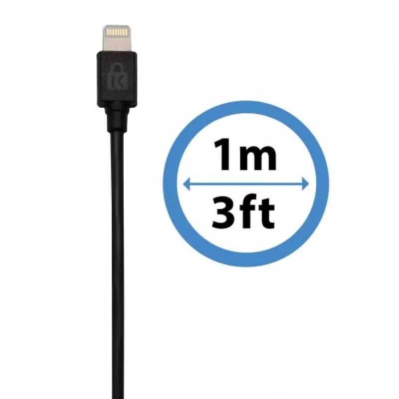 Kensington PowerBolt™ 2.4 Cargador de coche – Negro, coche, mechero, 1 m, Negro