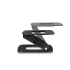 Kensington SmartFit EQ Soporte para portátil ajustable multiángulo, soporte para portátil, Negro, Plástico, 33 cm (13