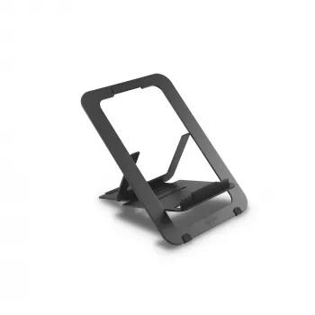 Kensington EQ Soporte para portátil ajustable de aluminio, soporte para portátil, Negro, Aluminio, 25,4 cm (10