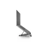 Kensington EQ Soporte para portátil ajustable de aluminio, soporte para portátil, Negro, Aluminio, 25,4 cm (10 inch), 43,2 cm (17 inch), 3 kg