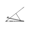 Kensington EQ Soporte para portátil ajustable de aluminio, soporte para portátil, Negro, Aluminio, 25,4 cm (10 inch), 43,2 cm (17 inch), 3 kg