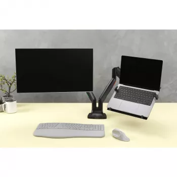 Kensington Soporte universal para portátil para brazos de monitor, 4,5 kg, Negro