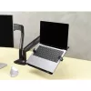 Kensington Soporte universal para portátil para brazos de monitor, 4,5 kg, Negro