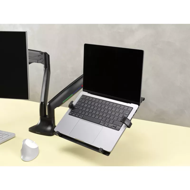 Kensington Soporte universal para portátil para brazos de monitor, 4,5 kg, Negro