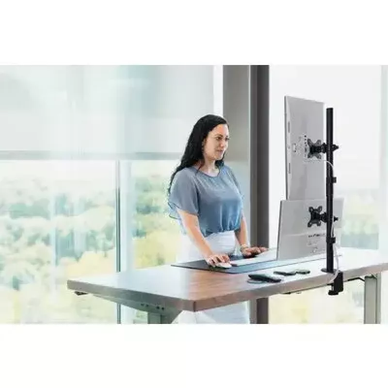 Kensington Soporte de pinza para doble monitor apilado vertical 9 kg de capacidad