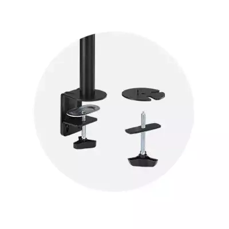 Kensington Soporte de pinza para doble monitor apilado vertical 9 kg de capacidad