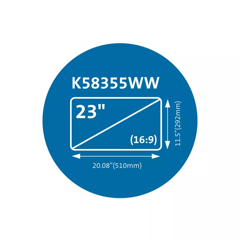 Filtro de privacidad magnético Kensington MagPro para monitores de 23