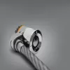 Candado de seguridad con llave Kensington MicroSaver® Keyed Twin para portátil, 2,2 m, llave redonda, acero