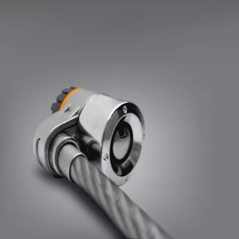 Candado de seguridad con llave Kensington MicroSaver® Keyed Twin para portátil, 2,2 m, llave redonda, acero