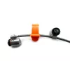 Candado de seguridad con llave Kensington MicroSaver® Keyed Twin para portátil, 2,2 m, llave redonda, acero