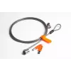 Candado de seguridad con llave Kensington MicroSaver® Keyed Twin para portátil, 2,2 m, llave redonda, acero