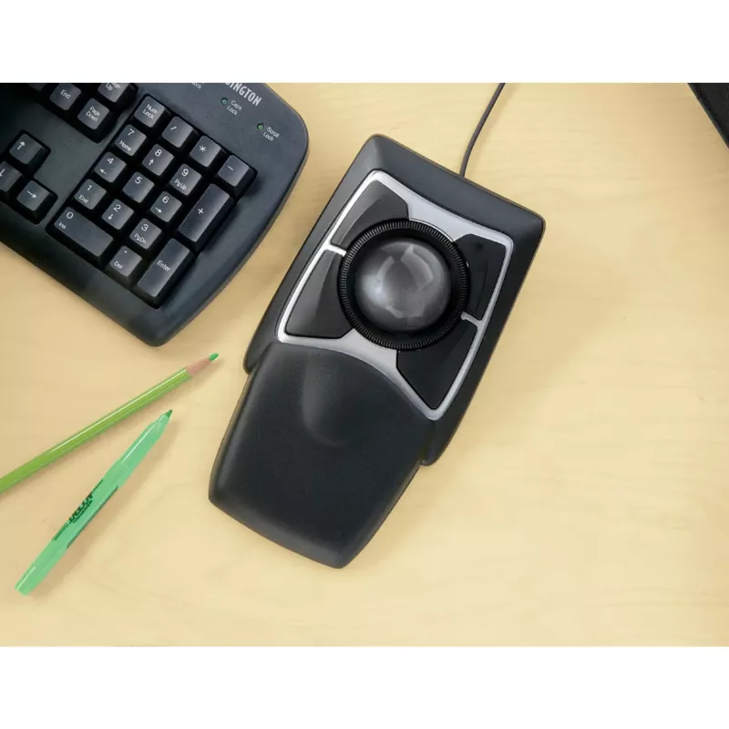 Trackball Kensington Expert ratón con cable óptico USB Type-A