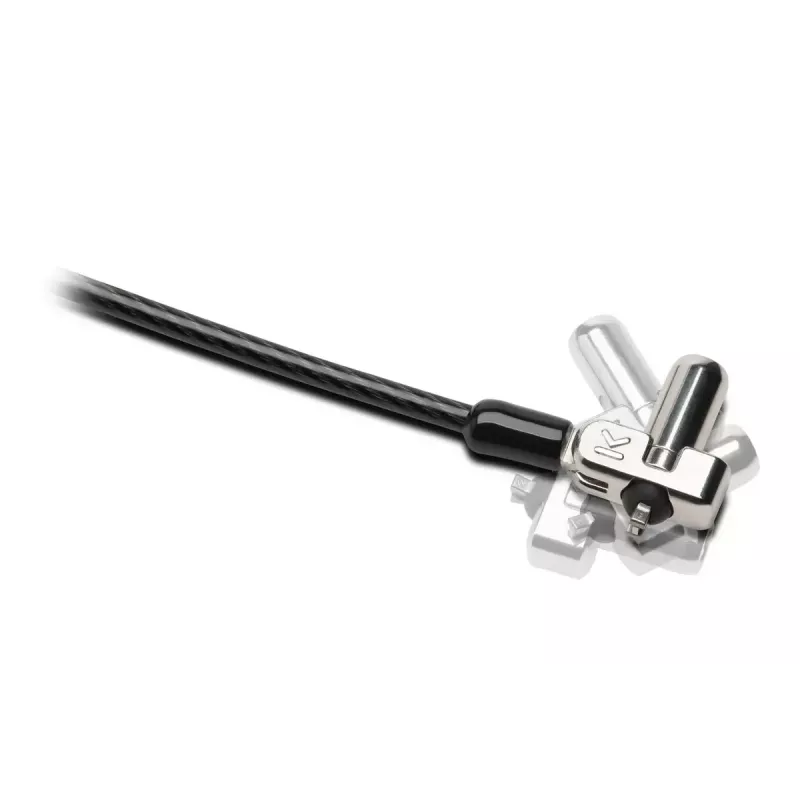 Candado de seguridad con llave Kensington Slim N17 2.0 para ranuras en cuña