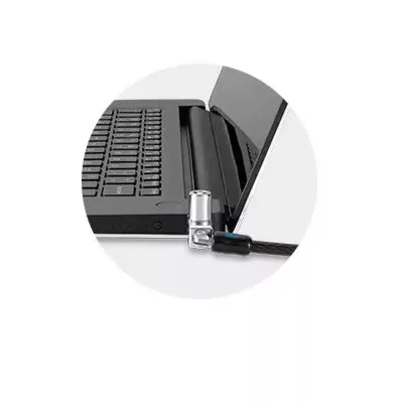 Candado de seguridad con llave Kensington Slim N17 2.0 para ranuras en cuña