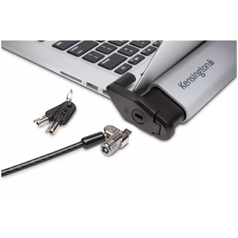 Estación de bloqueo para portátil Kensington Laptop Locking Station 2.0 con candado MicroSaver 2.0