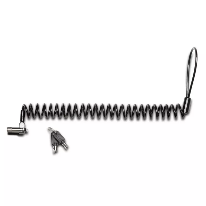 Candado portátil con llave Kensington NANO PORTABLE KEYED LOCK KD, 2,3 m, llave, negro
