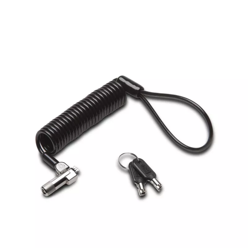 Candado portátil con llave Kensington NANO PORTABLE KEYED LOCK KD, 2,3 m, llave, negro