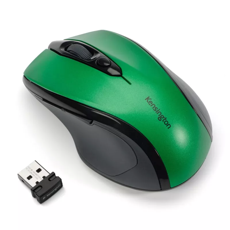 Ratón Kensington Pro Fit Mid-Size inalámbrico - verde esmeralda