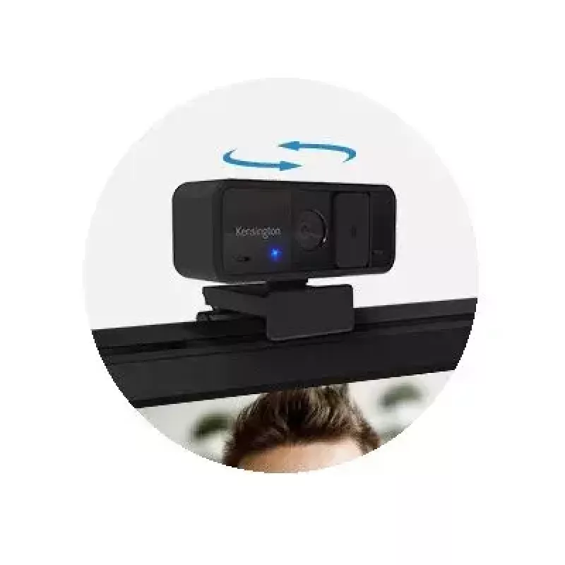 Webcam Kensington W1050 1080p de enfoque fijo gran angular