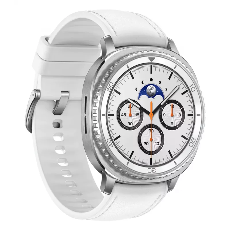 Samsung Galaxy Watch 8 Classic 3,3 cm (1,3 inch) AMOLED 46 mm digital 438 x 438 píxeles pantalla táctil plata WLAN GPS (satélite)