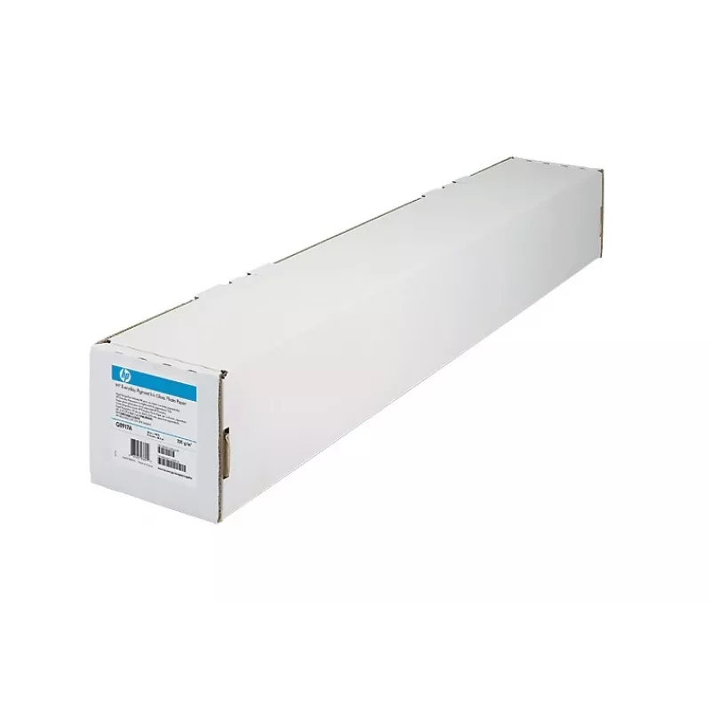 HP Clear Film 174 g/m² – 610 mm x 22,9 m (24 inch x 75 ft), mate, 80 %, 1 año(s), Estados Unidos, 15 – 35 °C, 15 – 30 °C