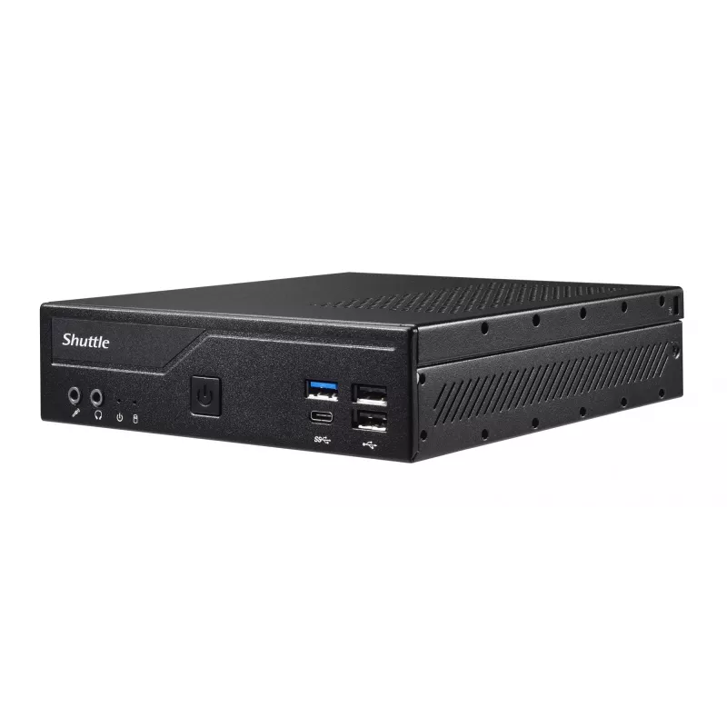 Shuttle PC slim DH610, S1700, 1x HDMI, 2x DP, 1x 2,5