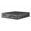 Shuttle XPC Barebone slim DS50U5, i5-1335U, 2x LAN (1x 2,5 Gbit, 1x 1 Gbit), 1x COM, 1x HDMI, 1x DP, 1x VGA, sin ventilador, funcionamiento continuo 24/7