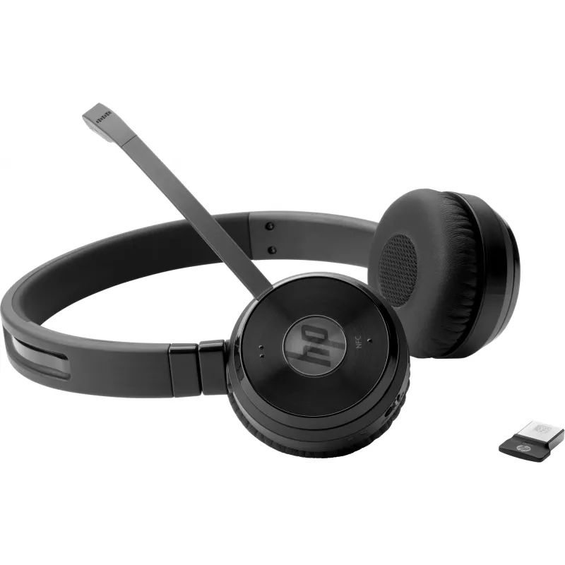 HP UC Wireless Duo Auricular, inalámbrico, oficina/callcenter, 310 g, auricular, negro