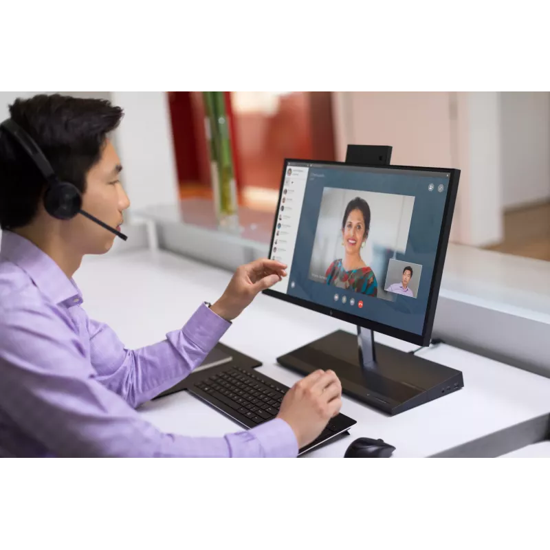 HP UC Wireless Duo Auricular, inalámbrico, oficina/callcenter, 310 g, auricular, negro