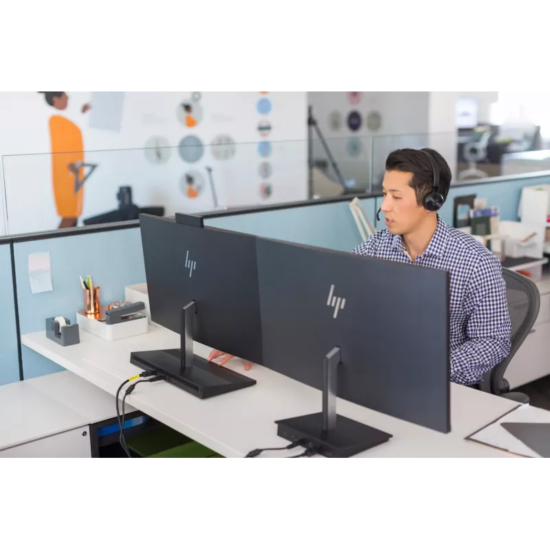 HP UC Wireless Duo Auricular, inalámbrico, oficina/callcenter, 310 g, auricular, negro