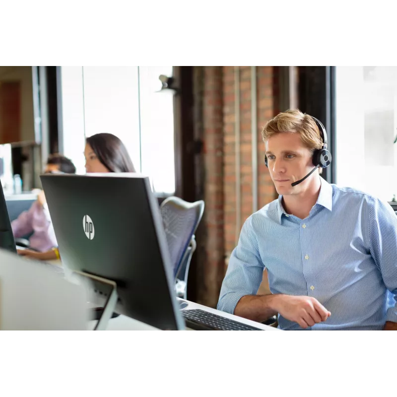 HP UC Wireless Duo Auricular, inalámbrico, oficina/callcenter, 310 g, auricular, negro