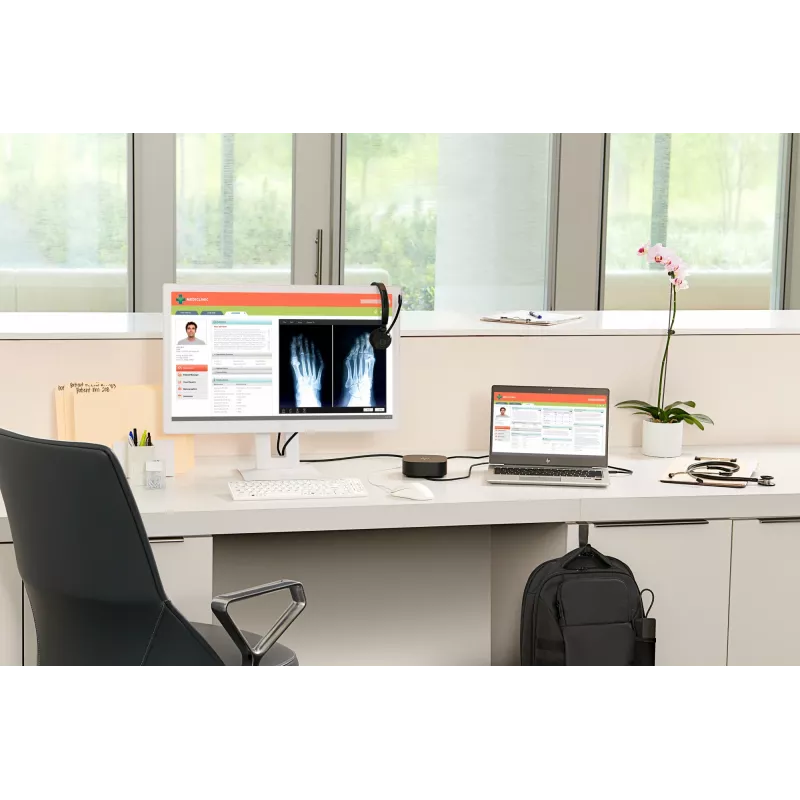 HP UC Wireless Duo Auricular, inalámbrico, oficina/callcenter, 310 g, auricular, negro