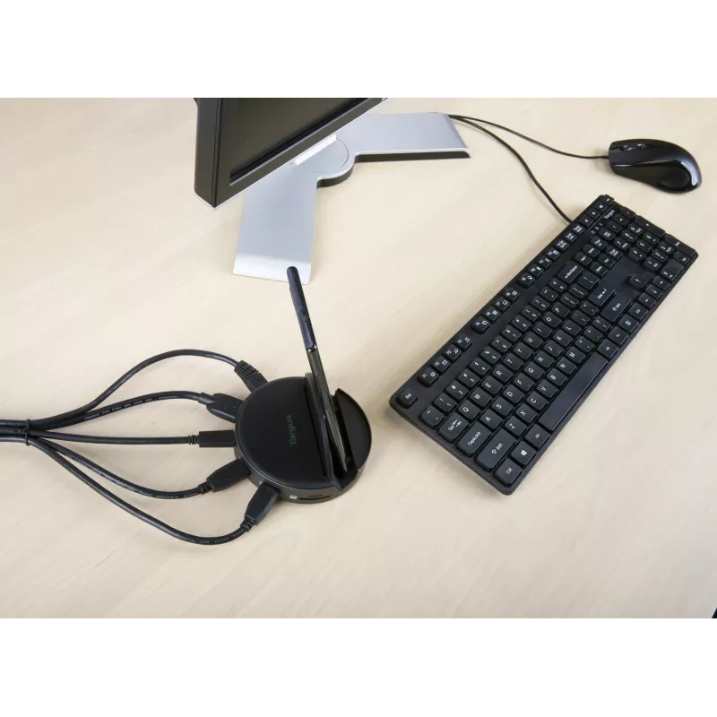 Targus AWU420GL Estación de acoplamiento móvil para dispositivos smartphone negra
