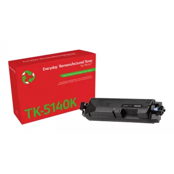 Tóner negro remanufacturado Everyday™ de Xerox compatible con Kyocera TK-5140K, capacidad estándar