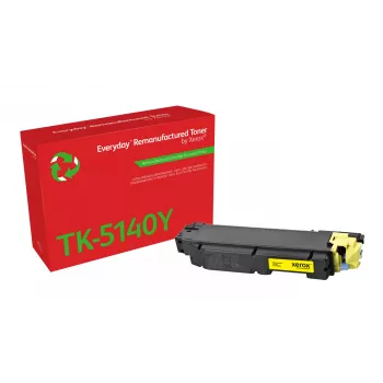 Tóner amarillo remanufacturado Everyday™ de Xerox compatible con Kyocera TK-5140Y, capacidad estándar