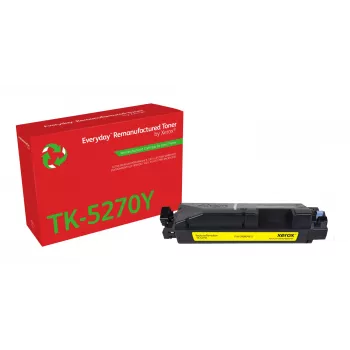 Tóner amarillo remanufacturado Everyday™ de Xerox compatible con Kyocera TK-5270Y, capacidad estándar