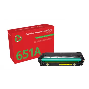 Tóner remanufacturado Everyday™ amarillo de Xerox, compatible con HP 651A 650A 307A (CE342A/CE272A/CE742A), capacidad estándar