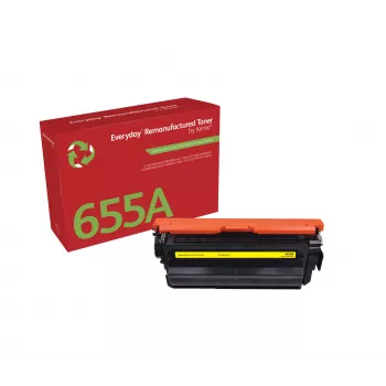 Tóner remanufacturado Everyday™ amarillo de Xerox, compatible con HP 655A (CF452A), capacidad estándar