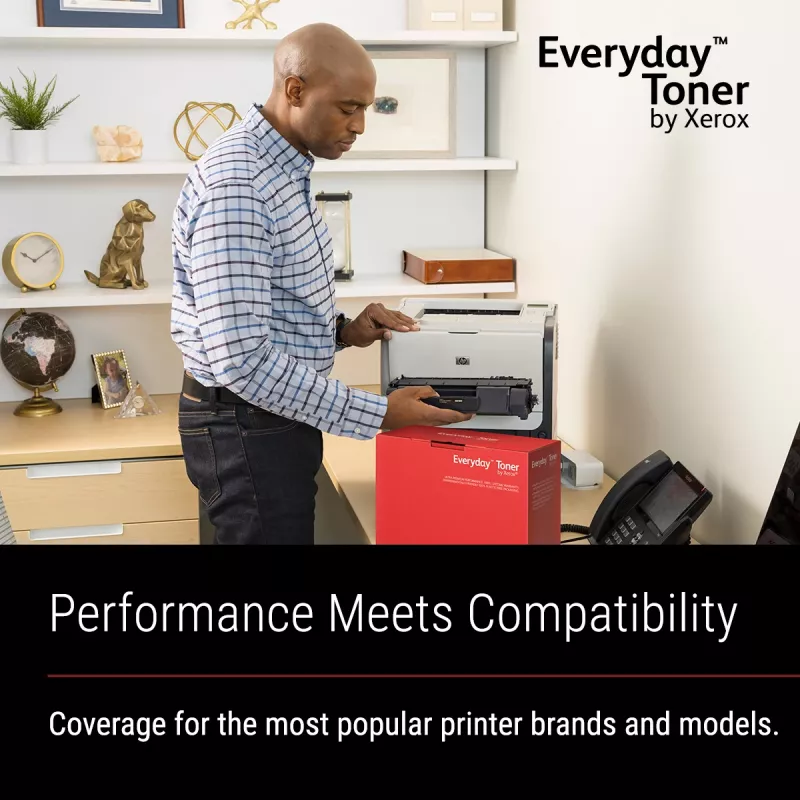 Everyday™ Tóner cian de Xerox compatible con HP 410A (CF411A), capacidad estándar