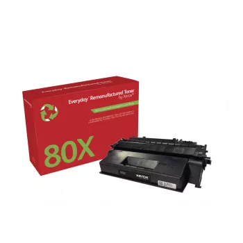 Everyday™ Tóner monocromo remanufacturado de Xerox compatible con HP 80X (CF280X), alta capacidad