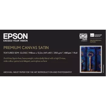 Canvas Roll Epson Premium Satin 44 pulgadas x 12,2 m 350 g/m²