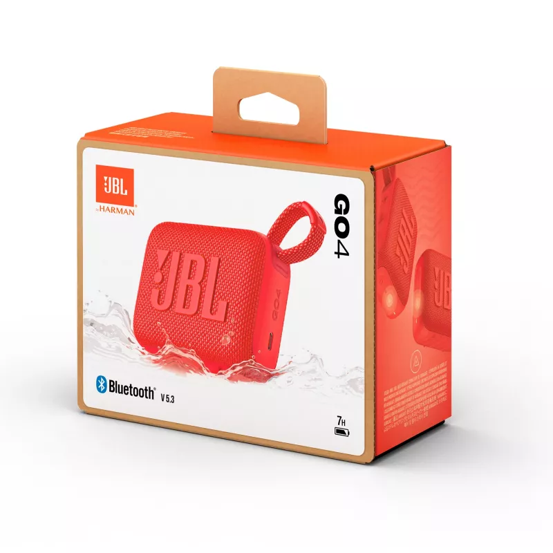 JBL Go 4 Altavoz portátil mono Rojo 4,2 W