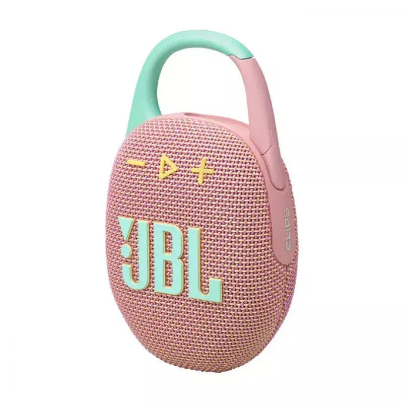JBL Clip 5 altavoz Bluetooth portátil, rosa