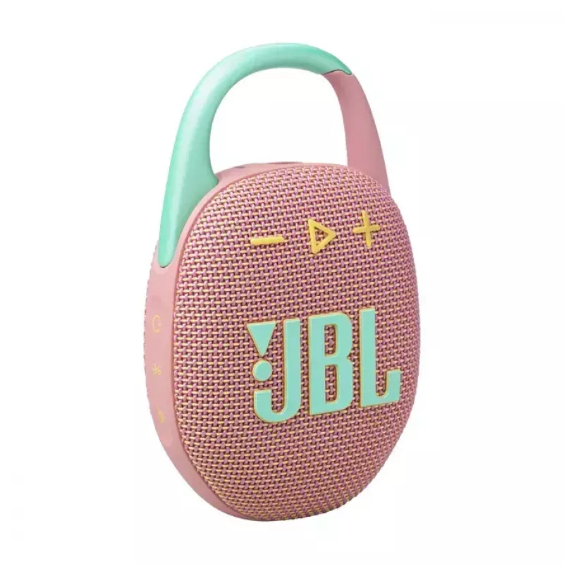 JBL Clip 5 altavoz Bluetooth portátil, rosa