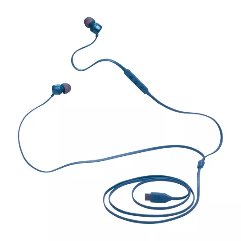 JBL Tune 310C Auriculares USB con cable In-ear Llamadas/Música USB Type-C Azul